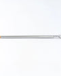 Pencil with a silver casing on a white background