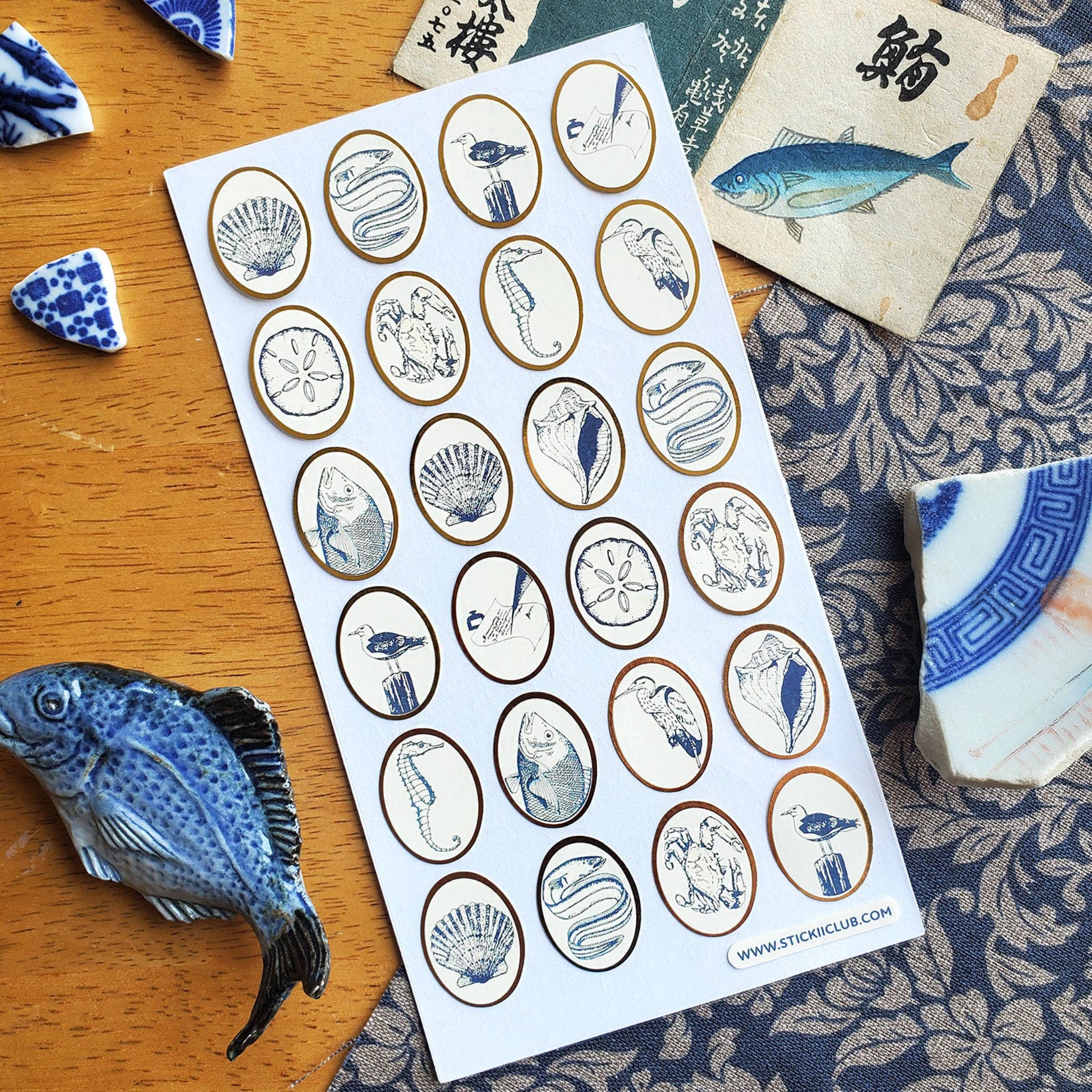 Coastal Seals Sticker Sheet