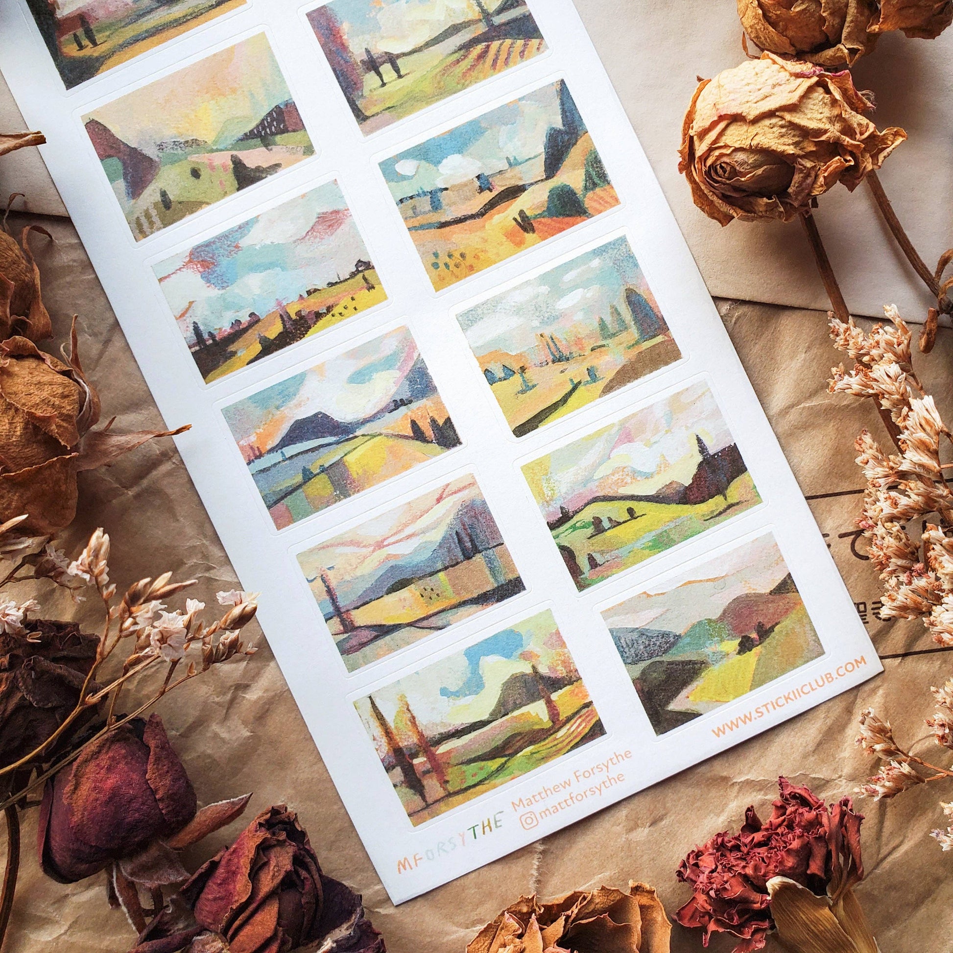 Countryside Views Sticker Sheet