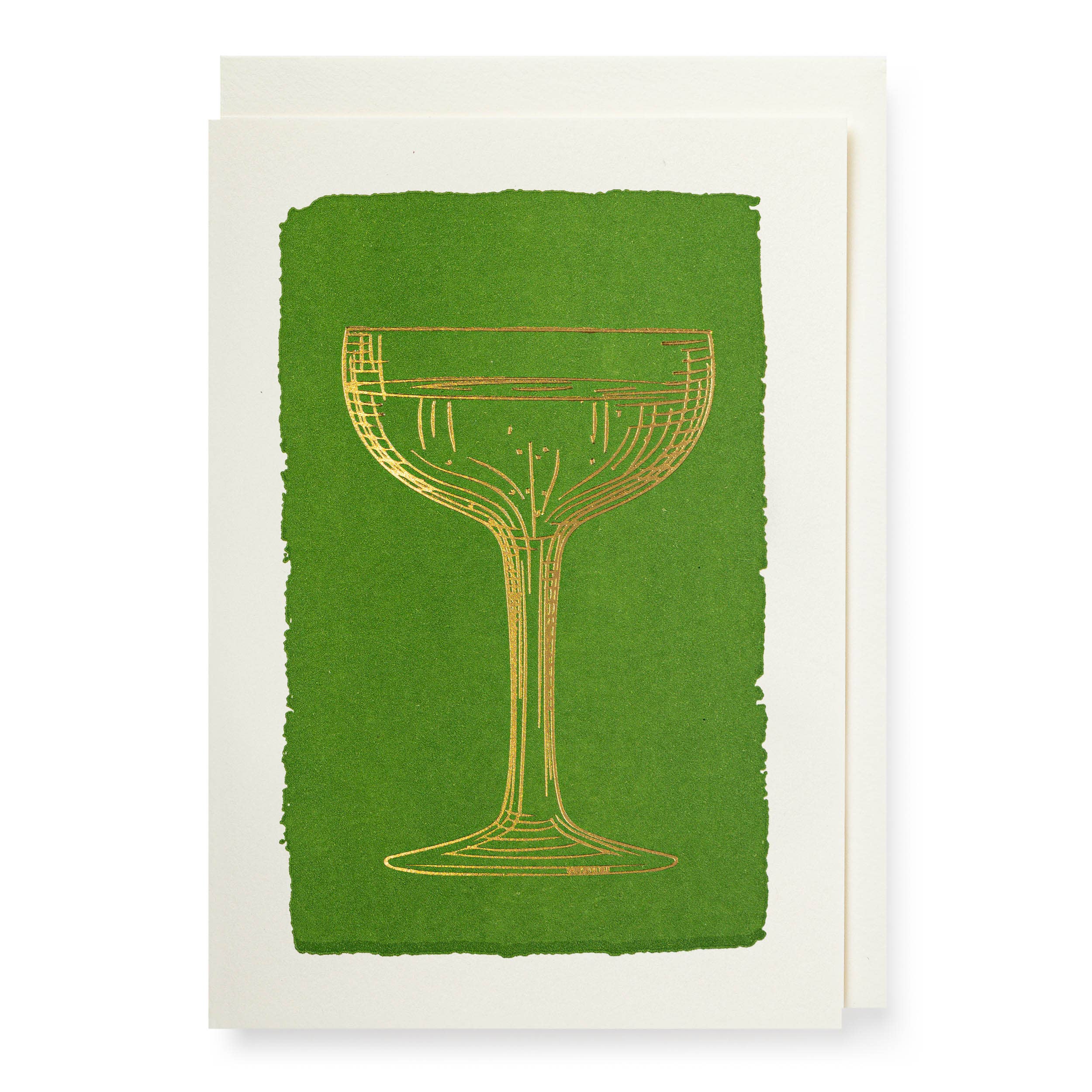 Gold Champagne Notecard