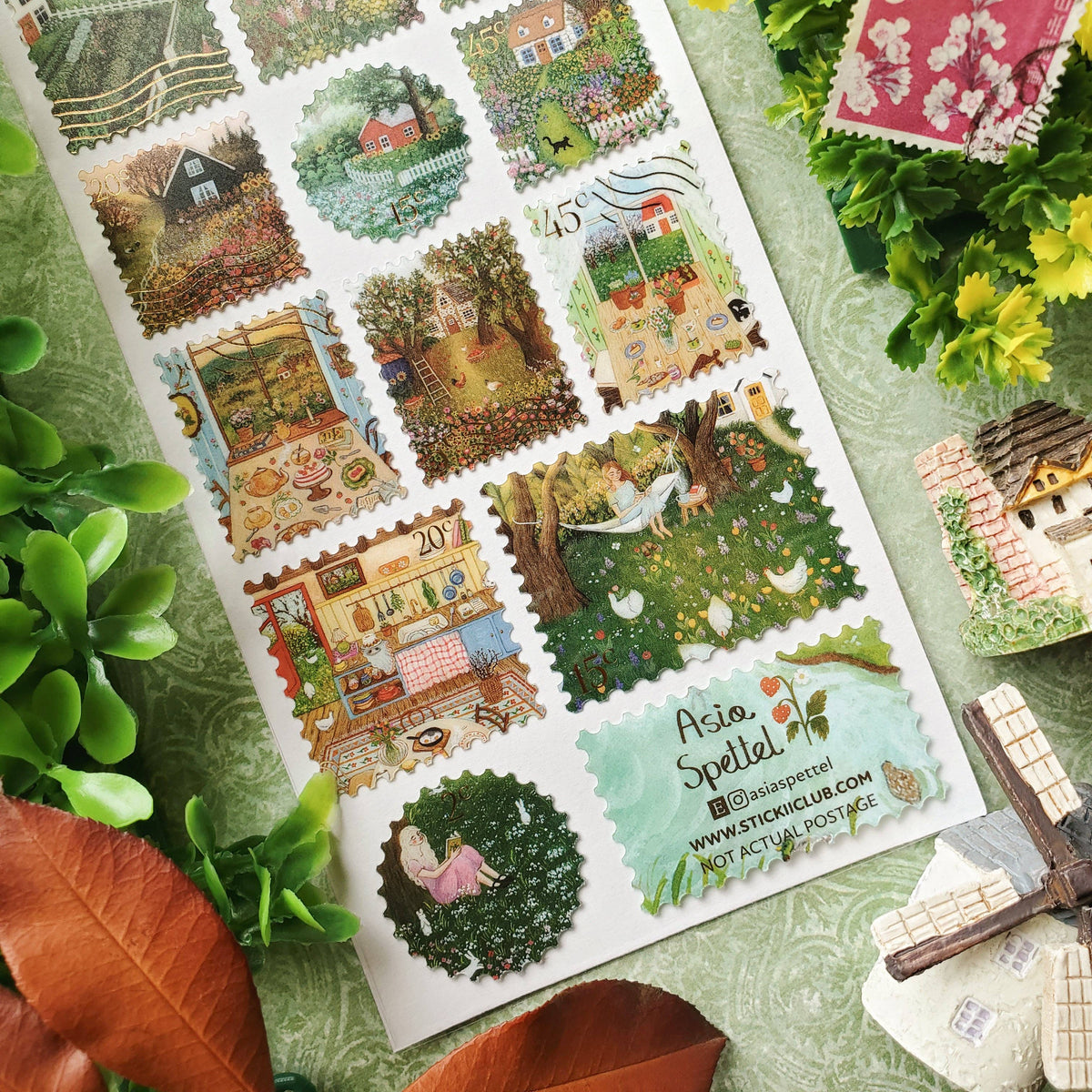 Blooming Countryside Sticker sheet