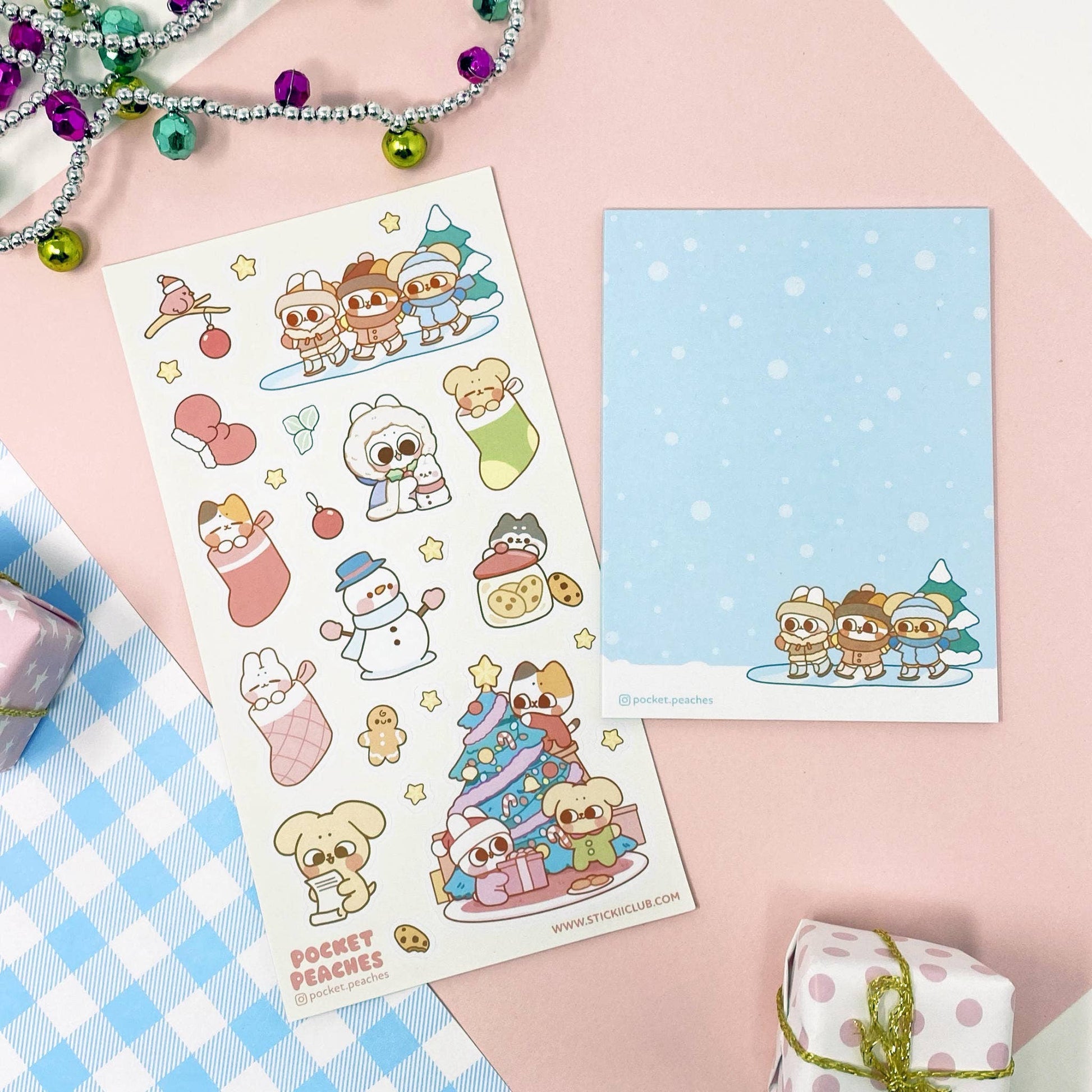 Christmas Cuties Sticker Sheet