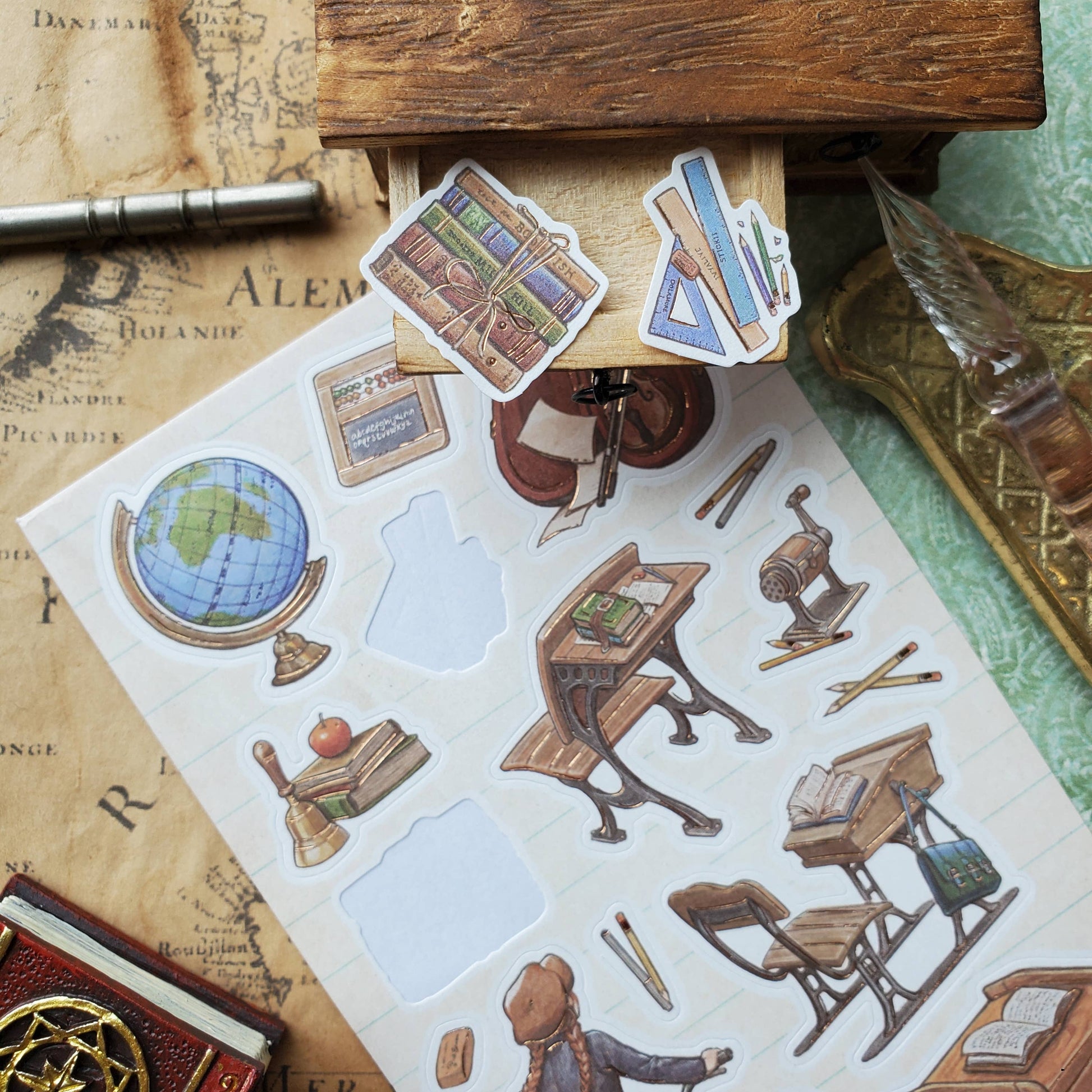 School Days Sticker Sheet