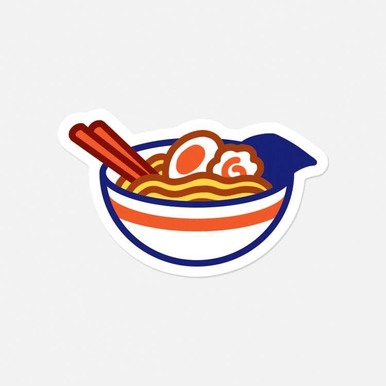 “Ramen bowl” vinyl sticker