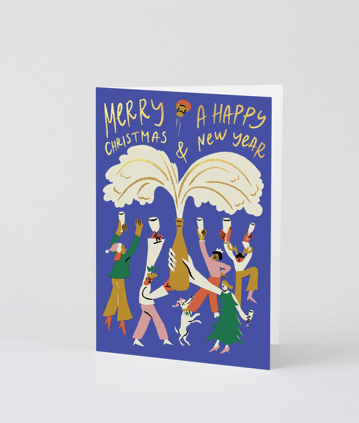 Merry Christmas Celebration Holiday Greeting Card