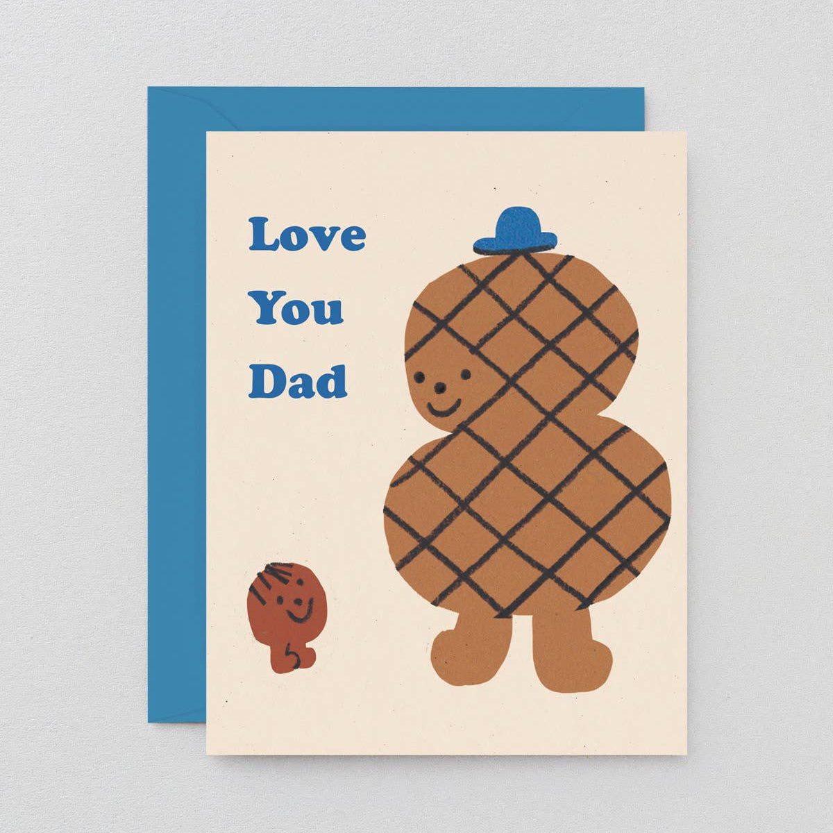 Love You Dad' Kids Greetings Card