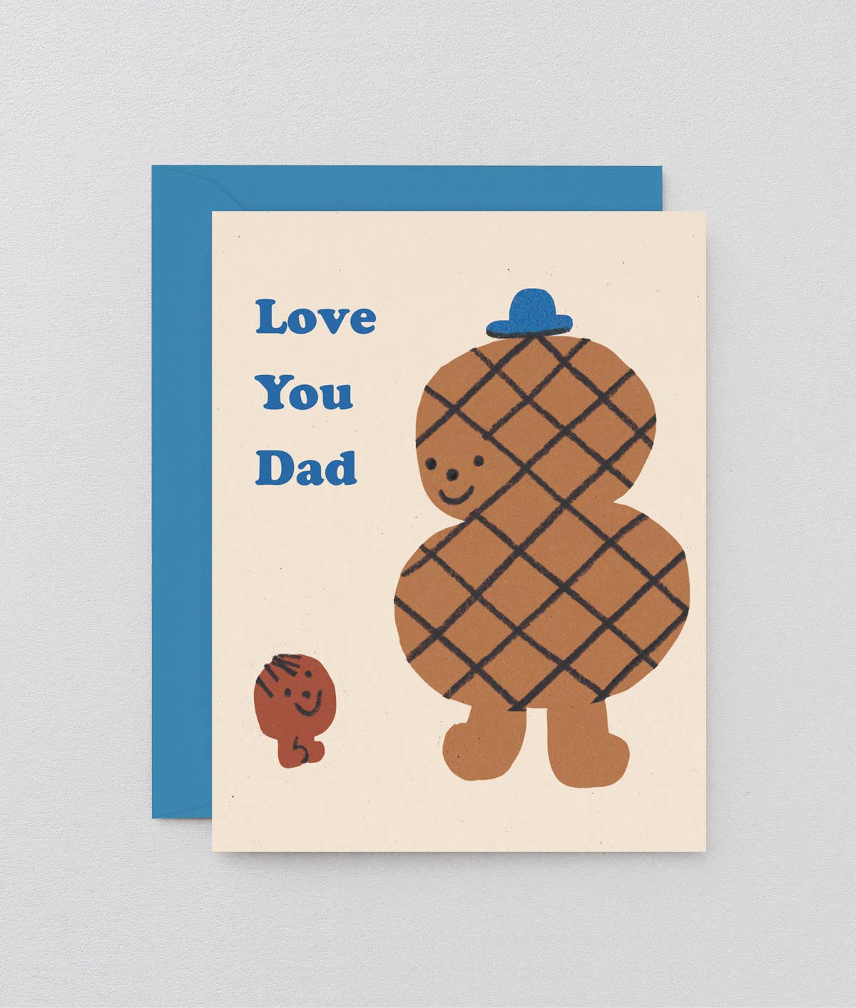 Love You Dad' Kids Greetings Card