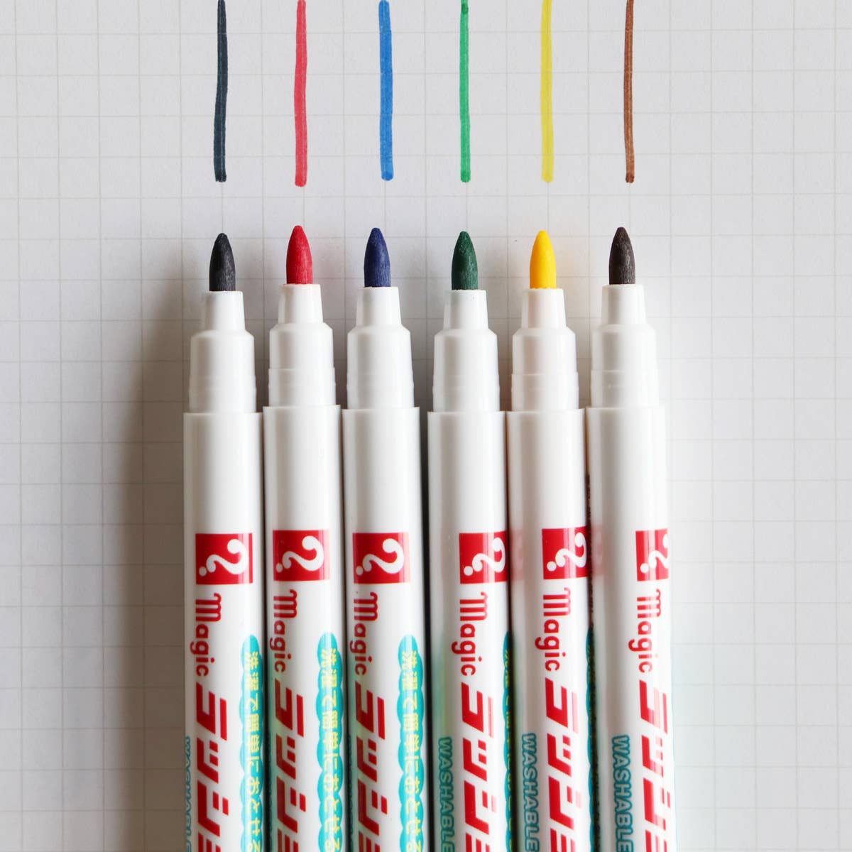 Magic Rashon Washable Color Pen 12 color set
