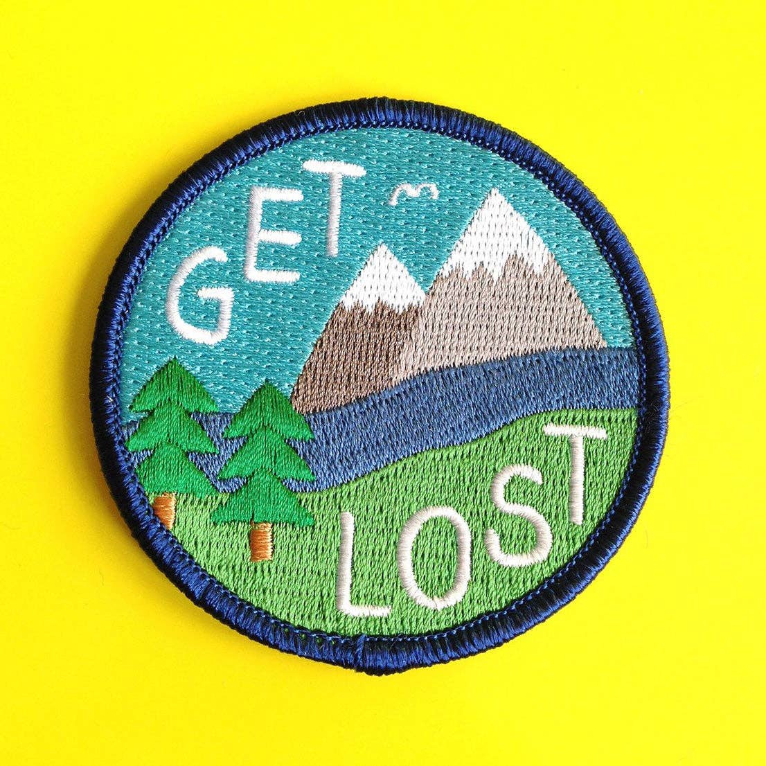 Get Lost Iron On Patch