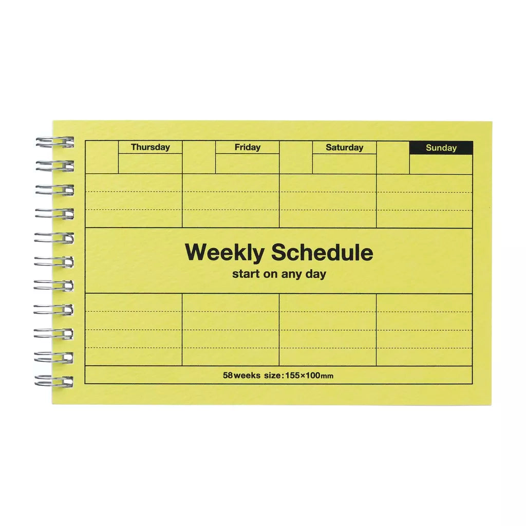 Mark's Inc Weekly Schedule