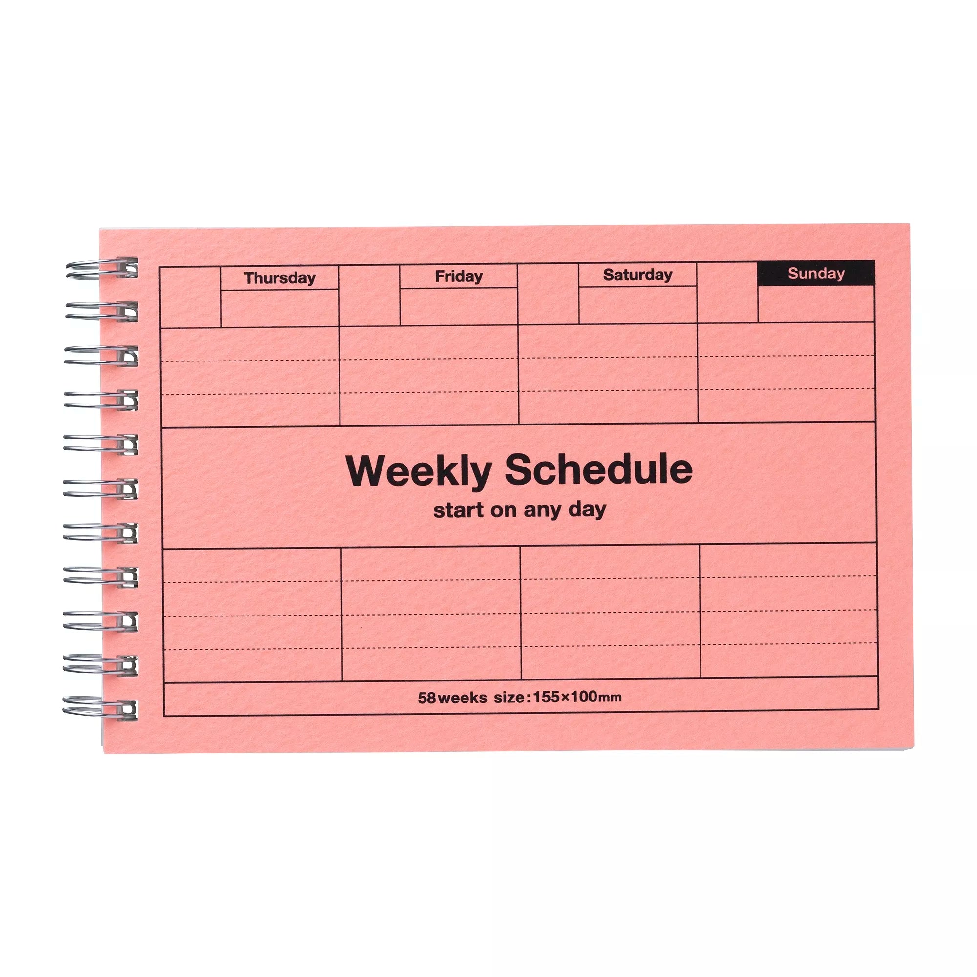 Mark's Inc Weekly Schedule