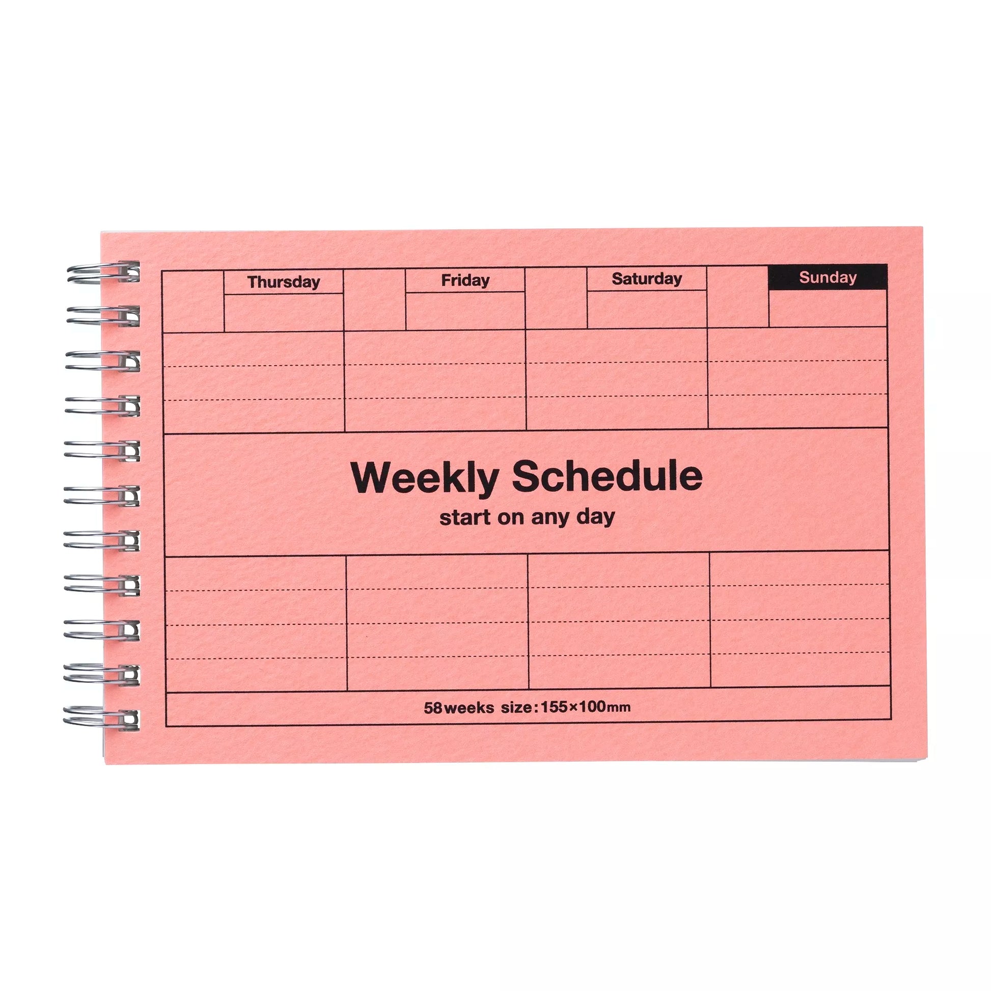 Mark's Inc Weekly Schedule