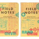 Field Notes Limited Edition United States of Letter Press Notebook - 3 Pack