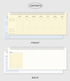 A spiral-bound planner or calendar pad shown from both front and back on a light gray background. The top view shows the front cover labeled CONTENTS with weekly columns and a small calendar section.