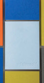 Colorful geometric pattern with 'mishmash' branding on a textured surface.