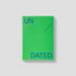 Green book with 'UN DATED' text on a gray background