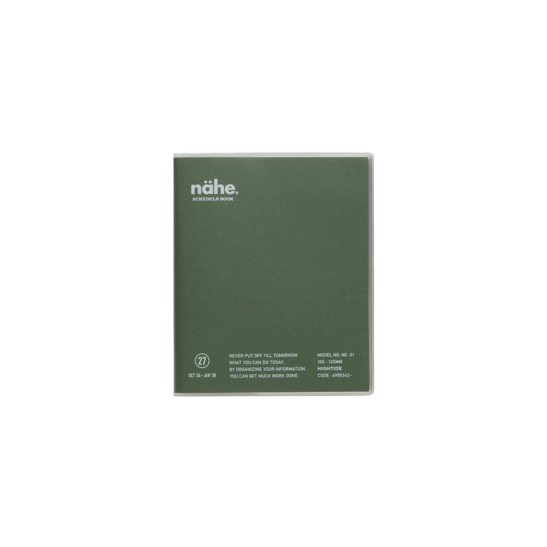 Hightide 2027 Nahe Square Monthly Planner