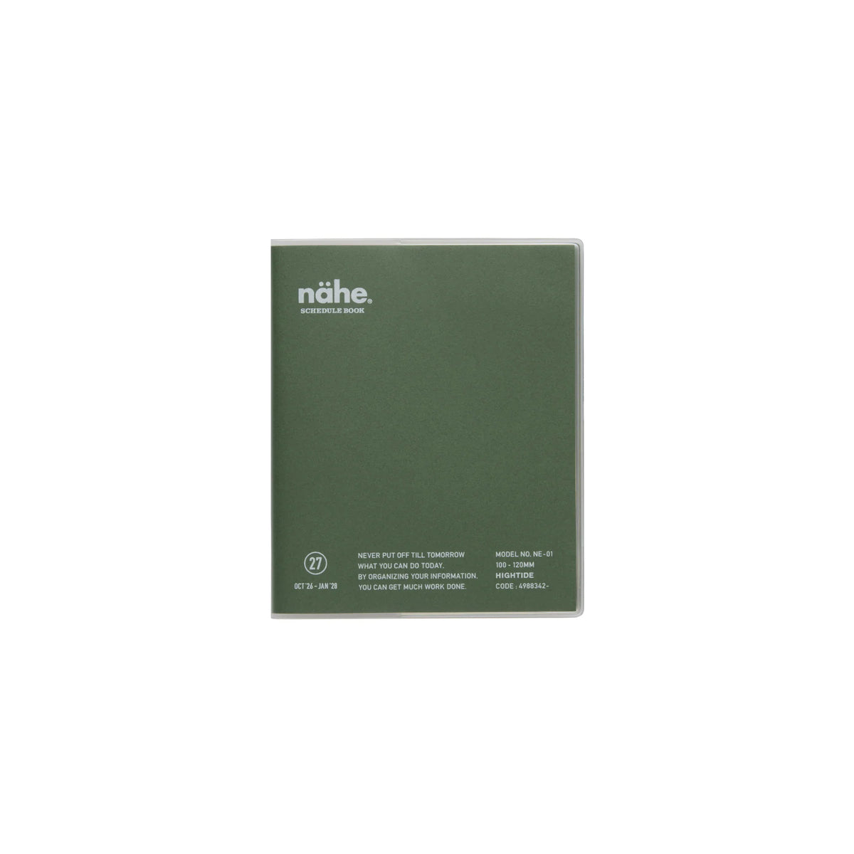Hightide 2027 Nahe Square Monthly Planner