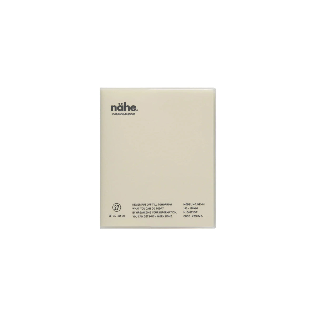 Hightide 2027 Nahe Square Monthly Planner