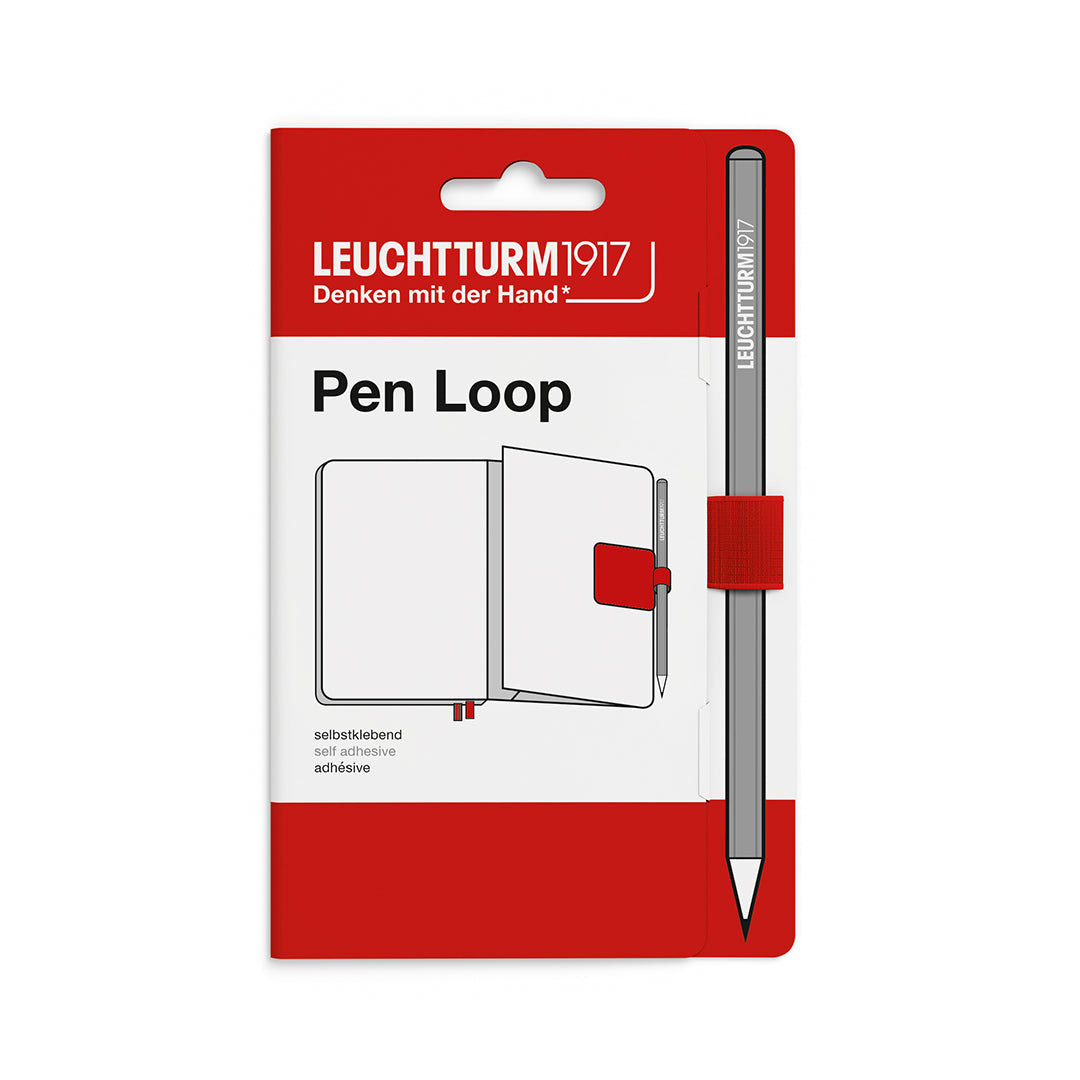 LEUCHTTURM1917 Pen Loop packaging with a red and white design.