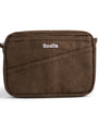 Brown bag with 'Soolia' branding on a white background