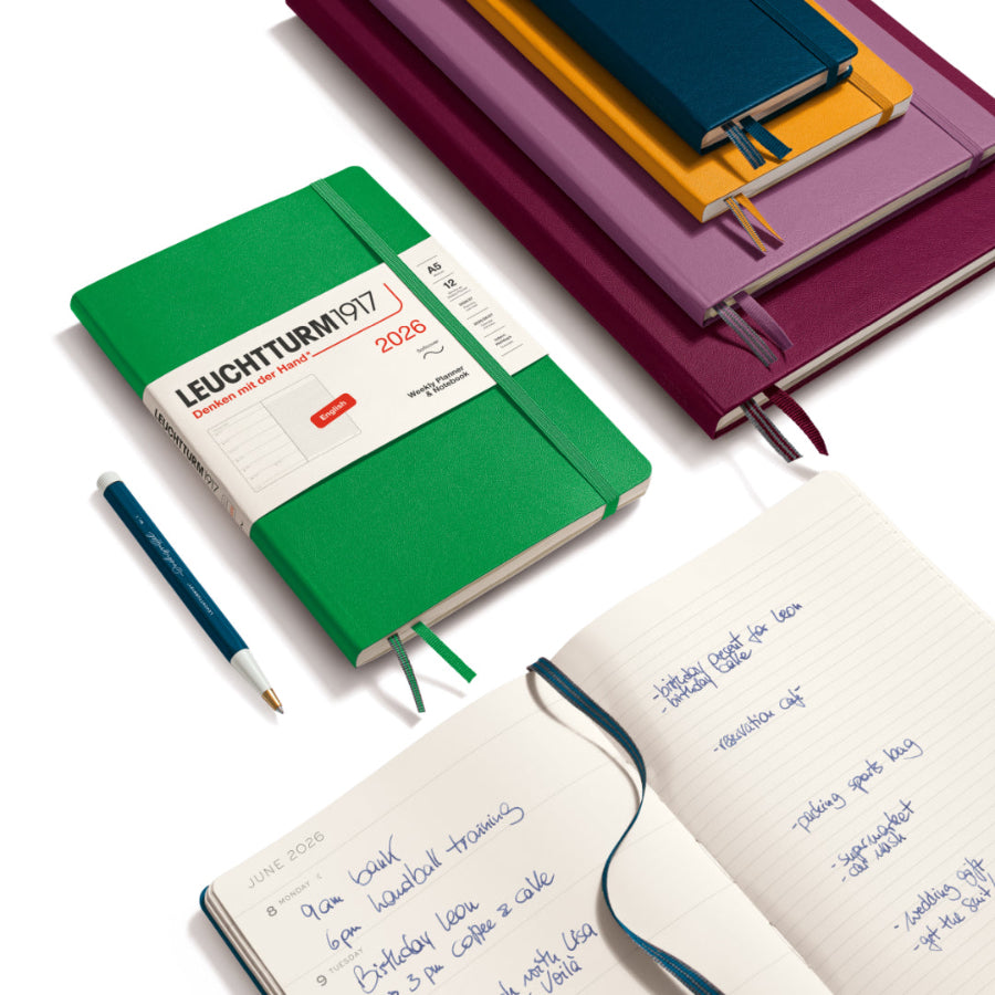 Leuchtturm1917 A5 Weekly Diary and Notes 2026