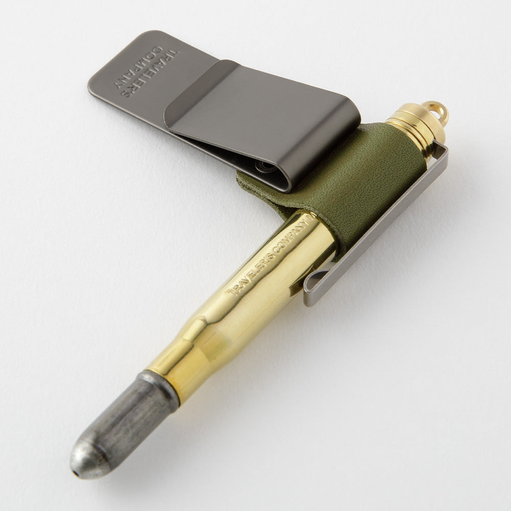 Traveler’s Notebook Penholder Olive 016