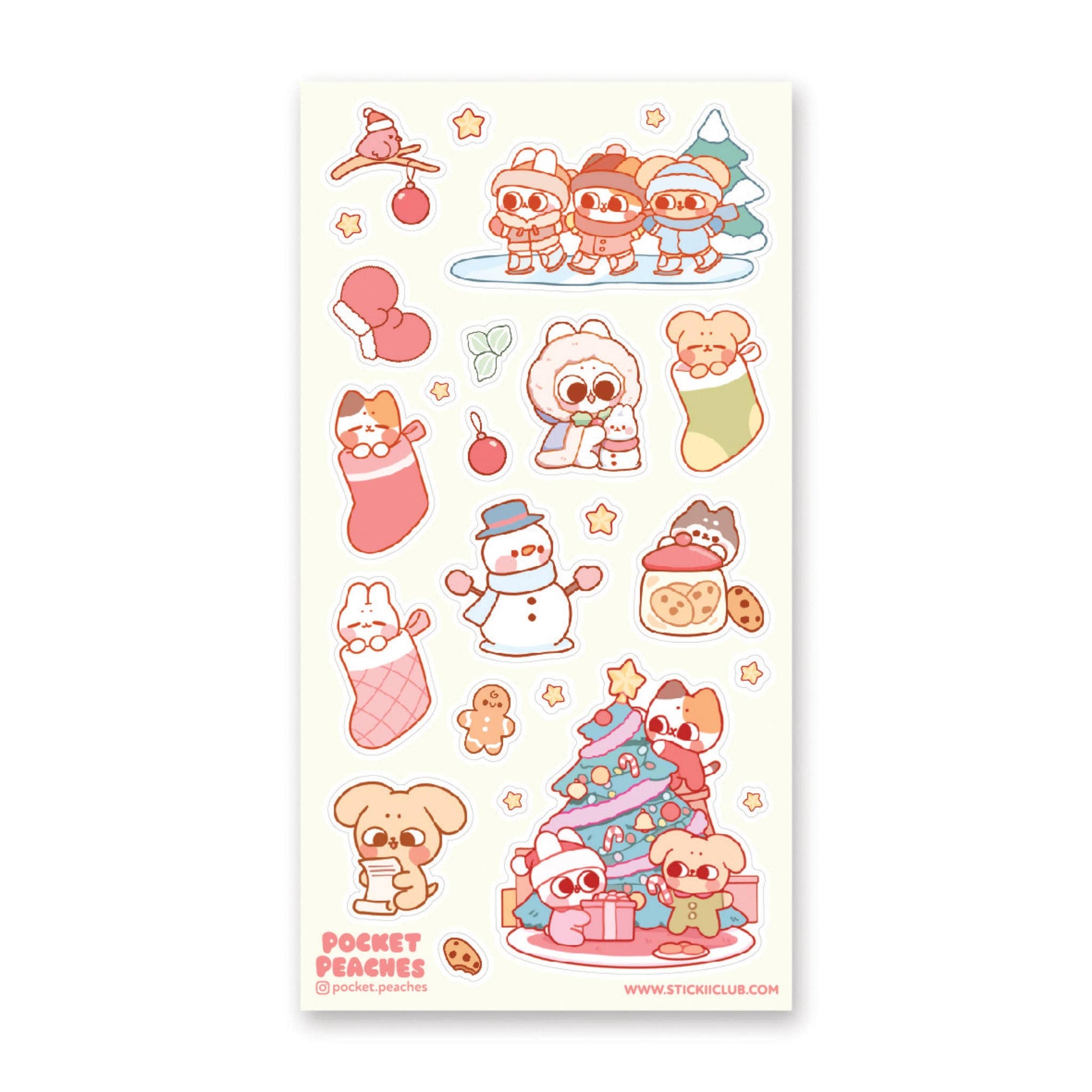 Christmas Cuties Sticker Sheet