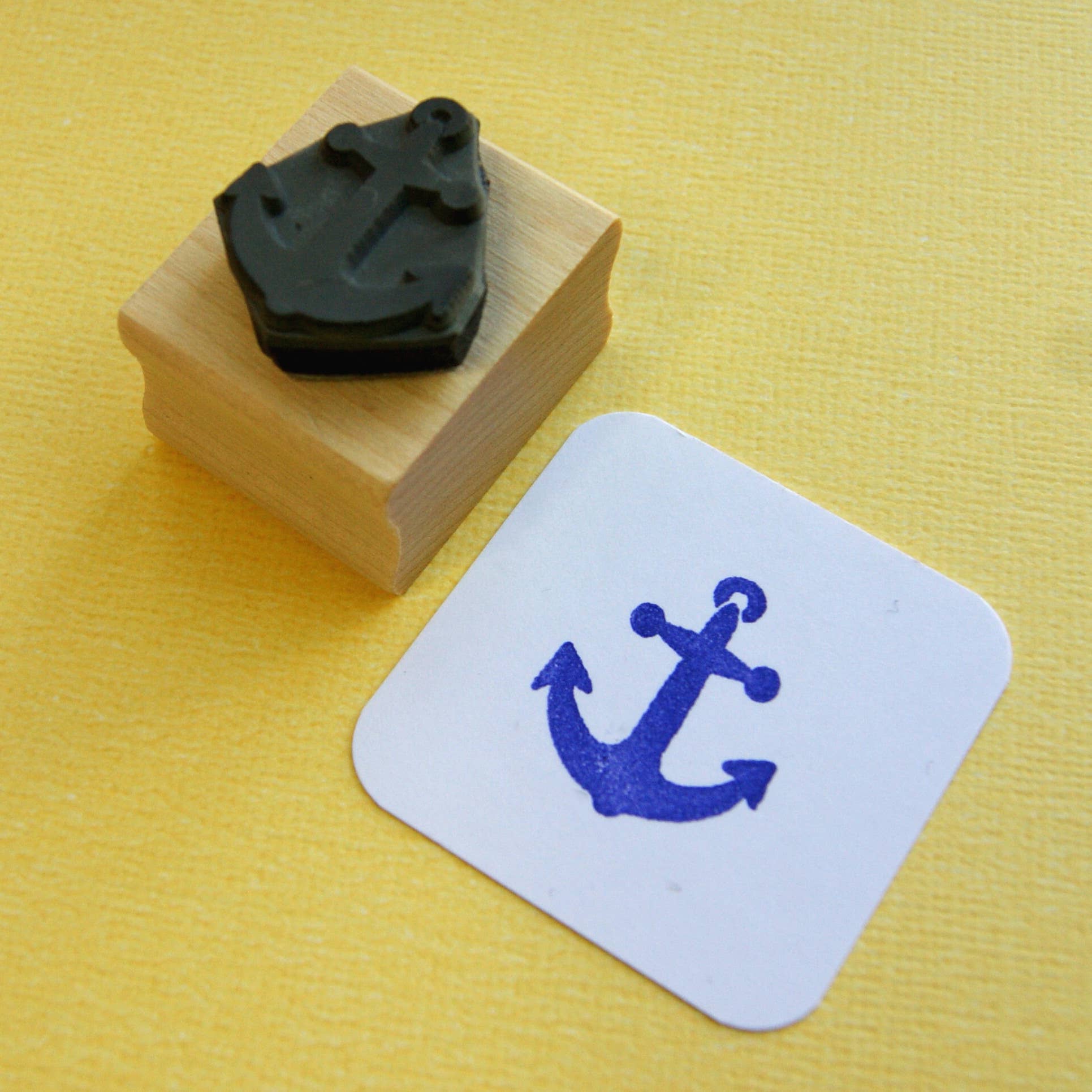 Anchor Mini Rubber Stamp