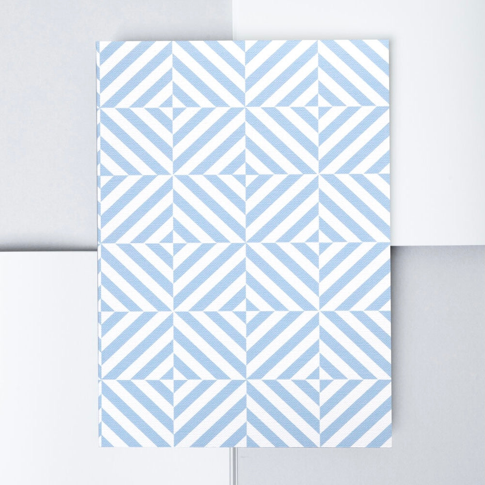 Salvia Blue Alma Print Medium Notebook