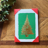 Christmas Tree Christmas Card (Small) Pack of 5