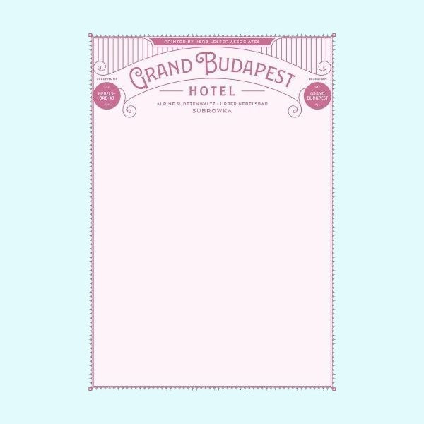 Cult Fictional Hotel Notepads