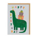 Happy Birthday Dinosaur Greeting Card