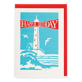 Happy Birthday Lighthouse Greeting Card