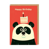 Happy Birthday Panda Greeting Card