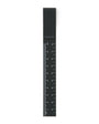clip ruler black on white background