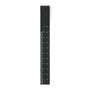 clip ruler black on white background