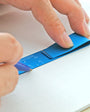 clip ruler being used