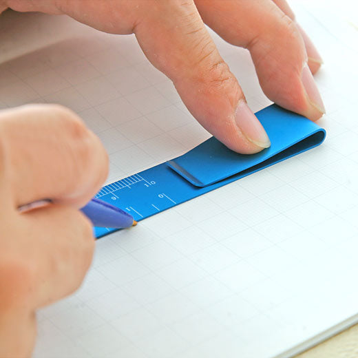 clip ruler being used