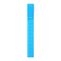 clip ruler blue on white background