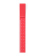 clip ruler red on white background