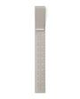 clip ruler silver on white background