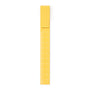 clip ruler yellow on white background