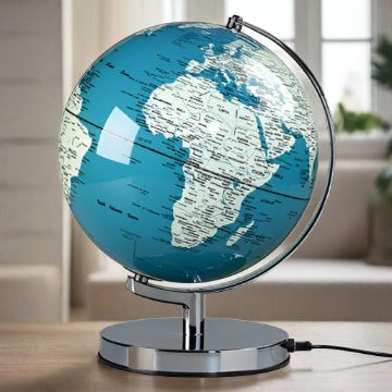 Light Up Globe - French Blue