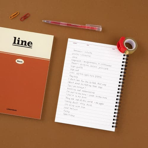 Livework Life & Pieces Spring Note, Line