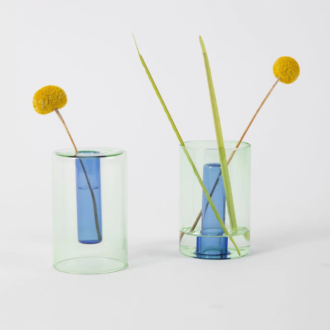 Reversible Glass Vase -  Small