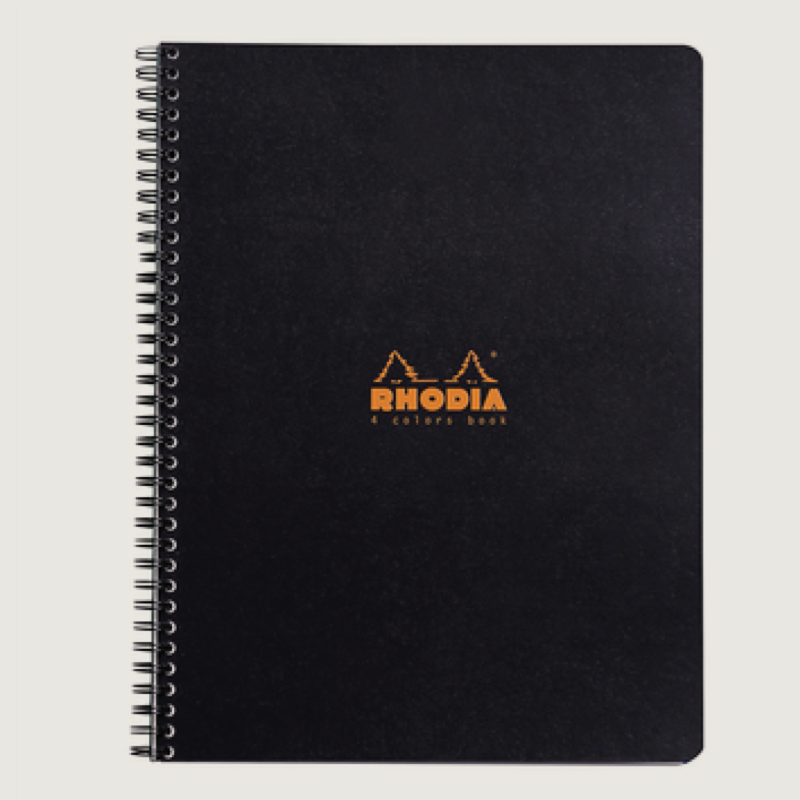 Rhodia 4 Colours Spiral Bound Notebook