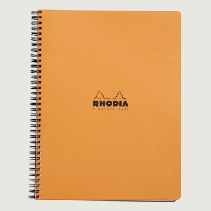 Rhodia 4 Colours Spiral Bound Notebook