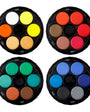 Stacked Watercolour paints