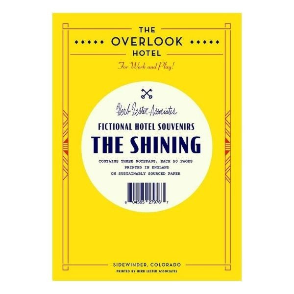 The Overlook Hotel The Shining Notepad